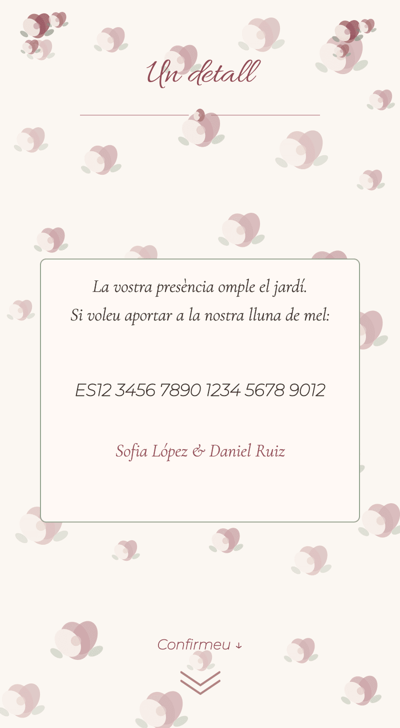 Casament — Roserar — Un detall