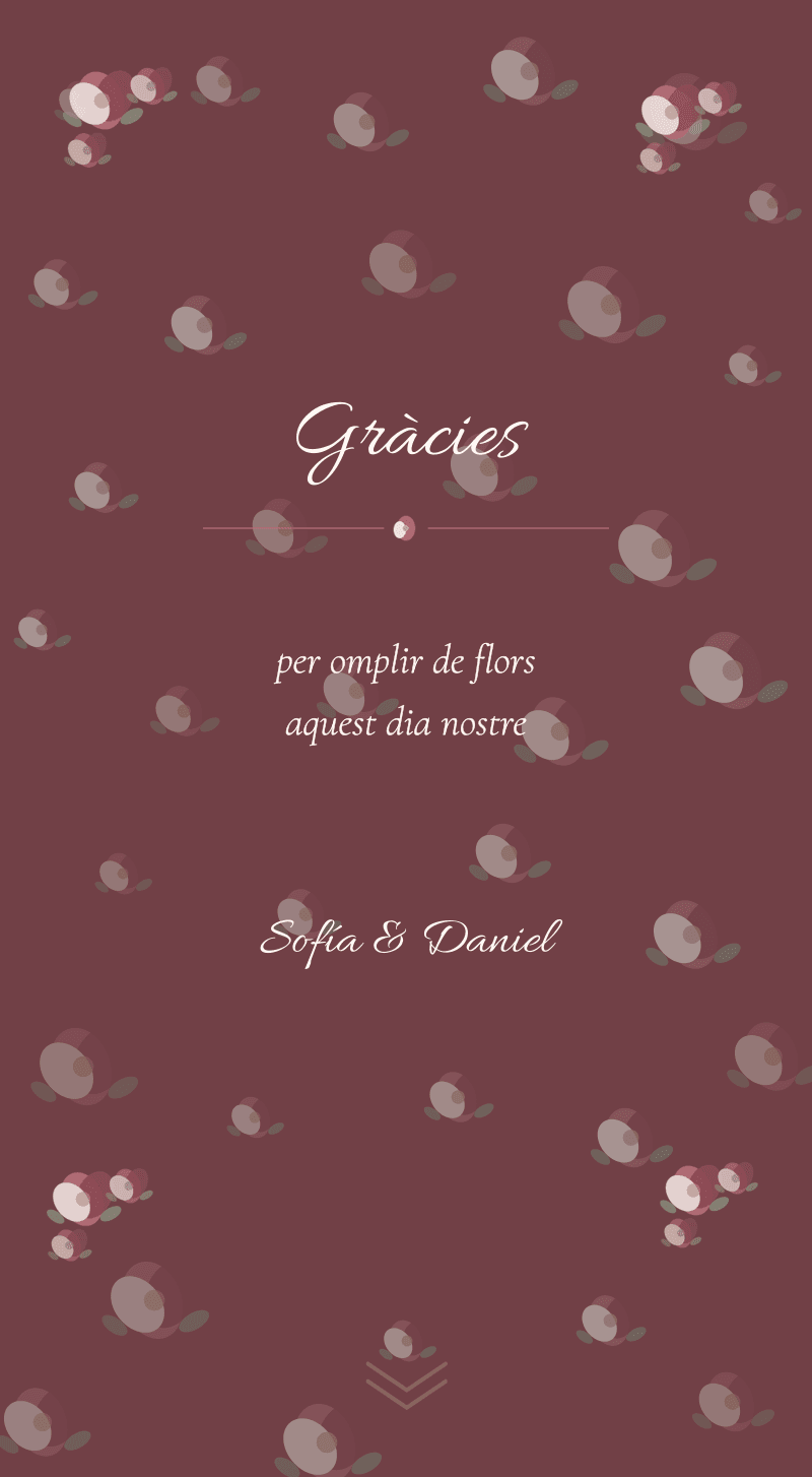 Casament — Roserar — Gràcies