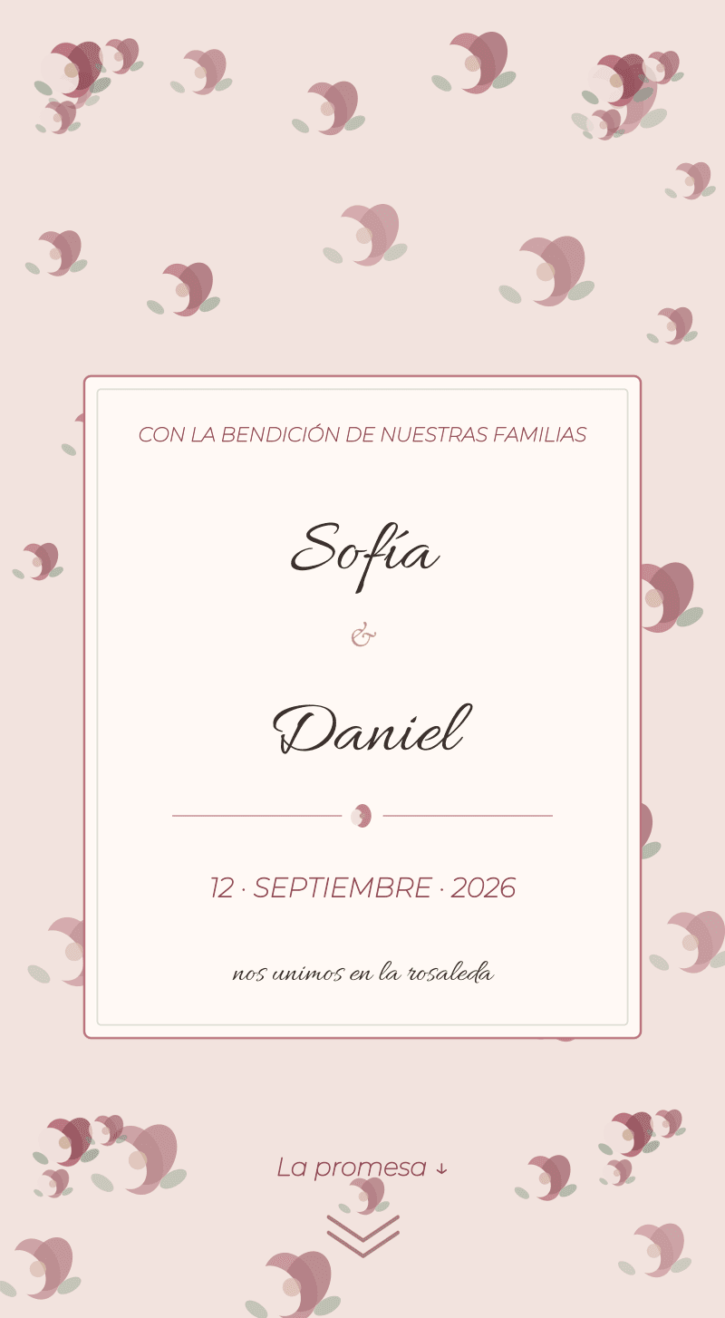 Boda — Rosaleda