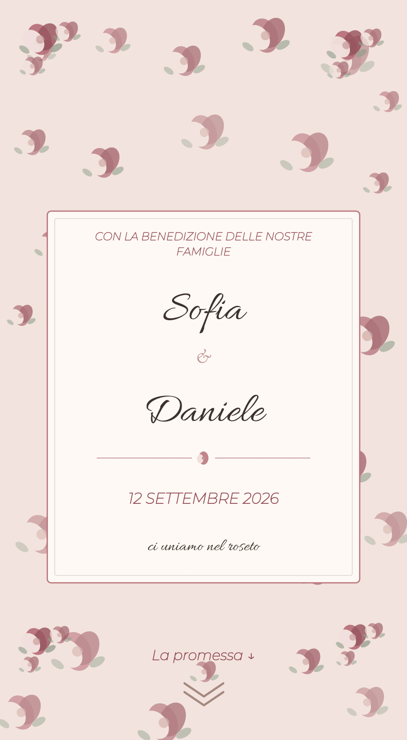 Matrimonio — Roseto — Copertina