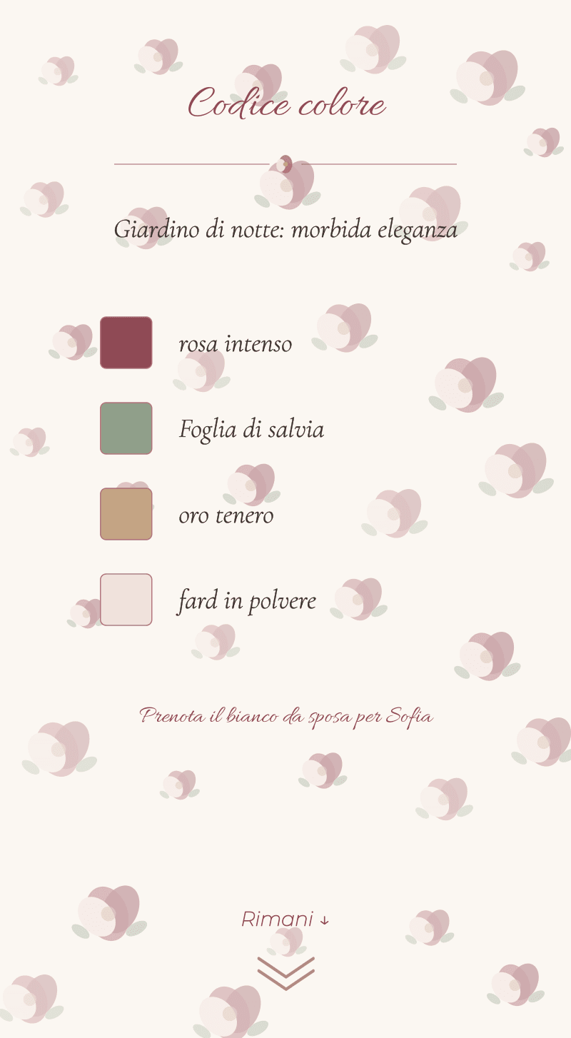 Matrimonio — Roseto — Codice colore