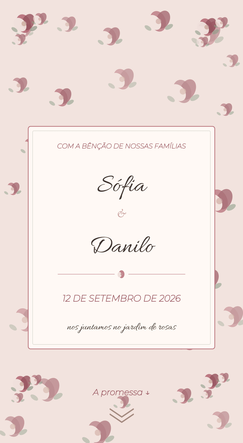 Casamento — Roseiral — Capa