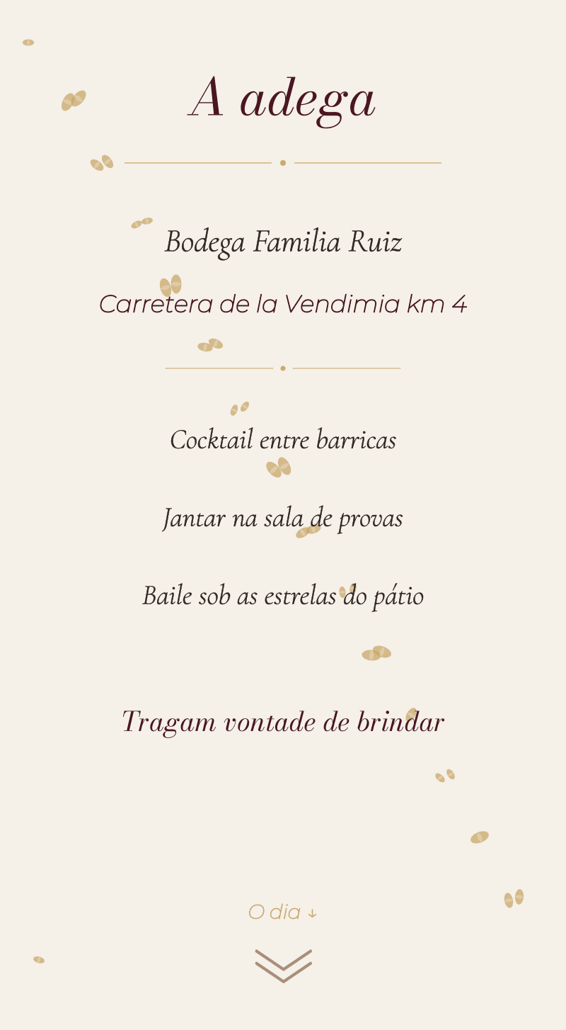 Casamento — Vinhedo — A adega