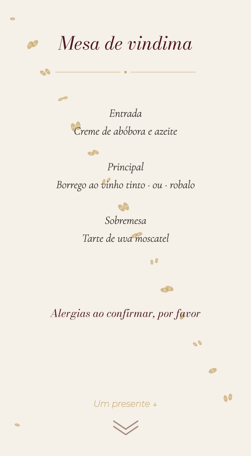 Casamento — Vinhedo — Mesa de vindima