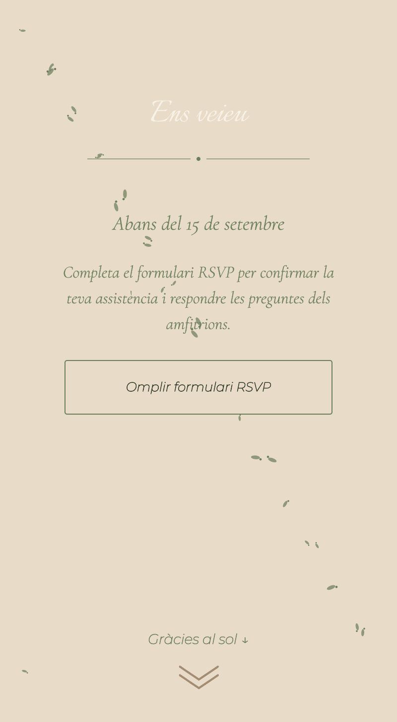 Casament — Tarongina — Ens veieu