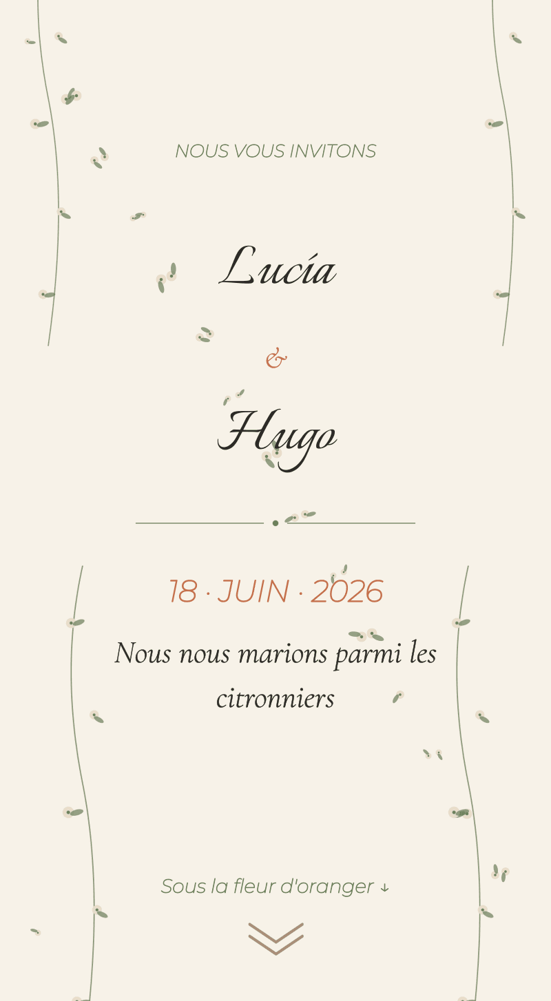Mariage — Fleur d'oranger
