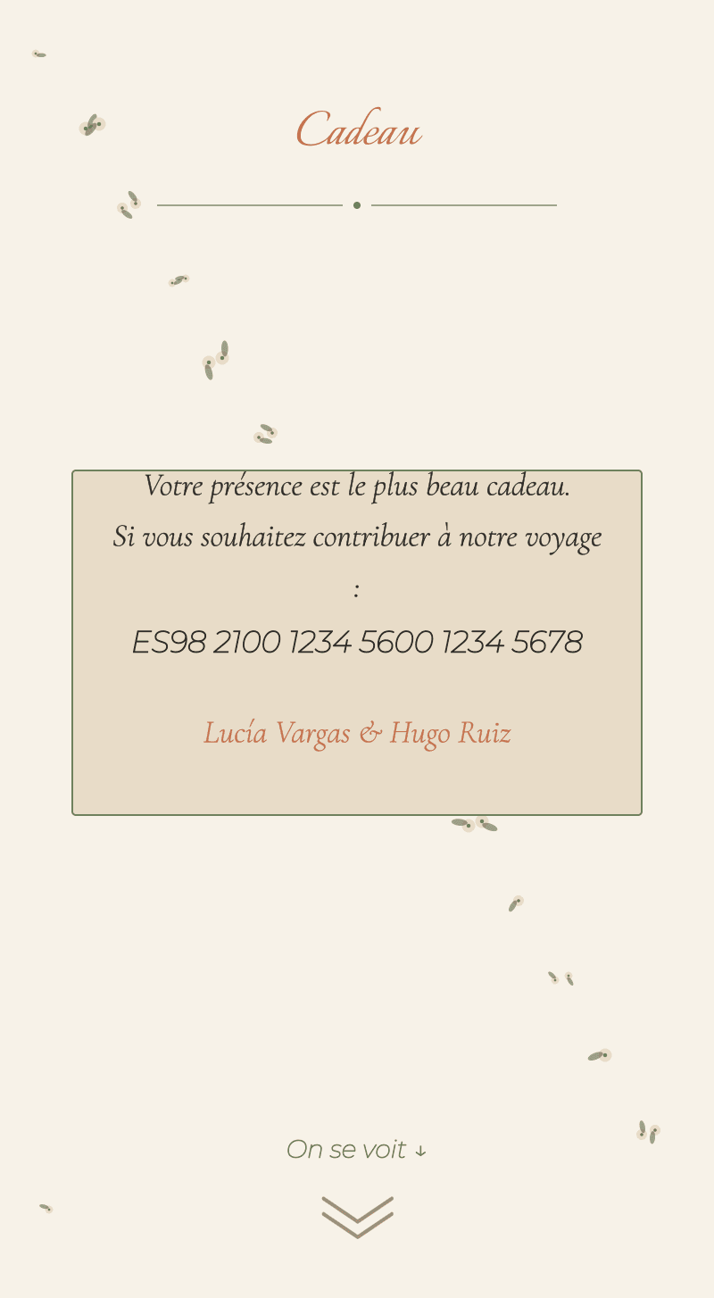 Mariage — Fleur d'oranger — Cadeau