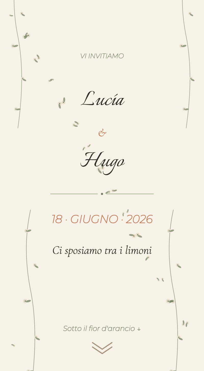 Matrimonio — Zagara