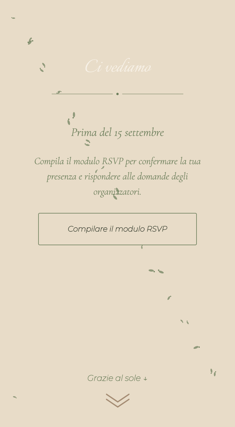 Matrimonio — Zagara — Ci vedrete