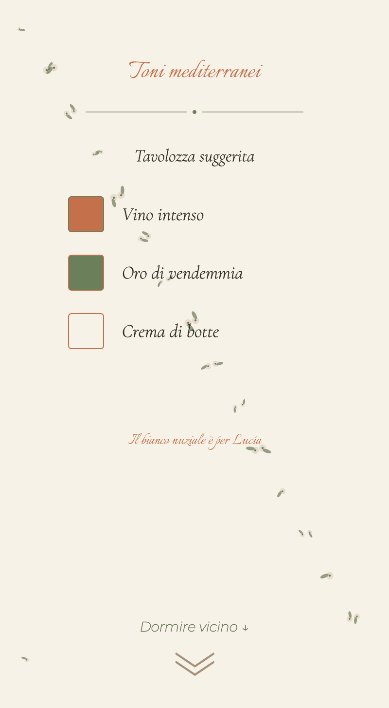 Matrimonio — Zagara — Toni mediterranei