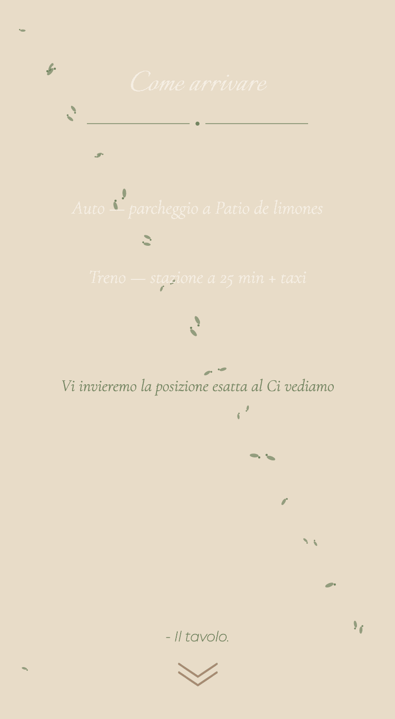 Matrimonio — Zagara — Come arrivare