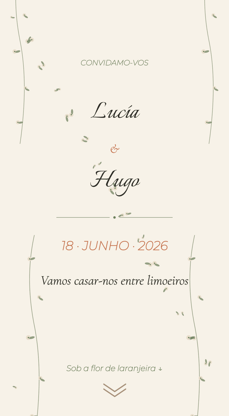 Casamento — Flor de laranjeira — Capa