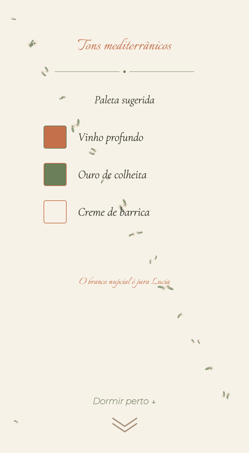 Casamento — Flor de laranjeira — Tons mediterrânicos