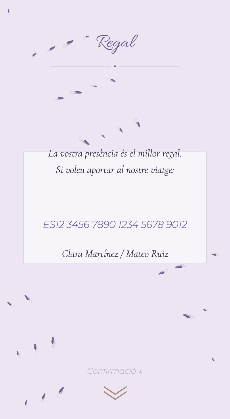 Casament — Lavanda — Regal