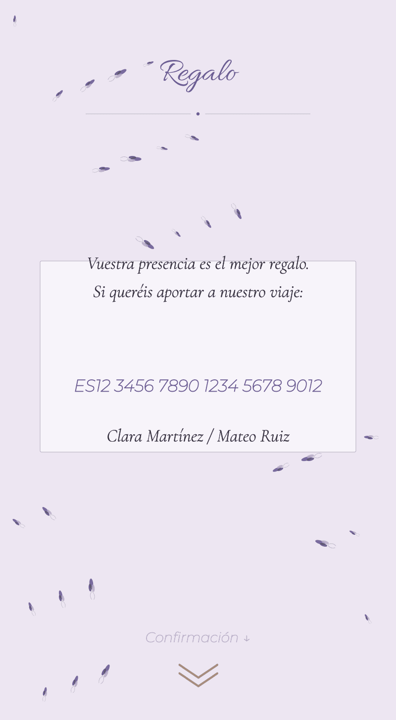 Boda — Lavanda — Regalo