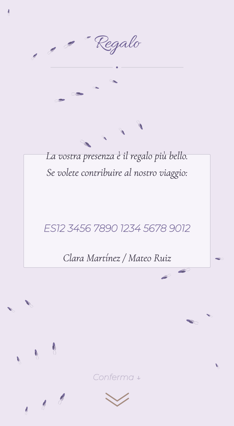Matrimonio — Lavanda — Regalo