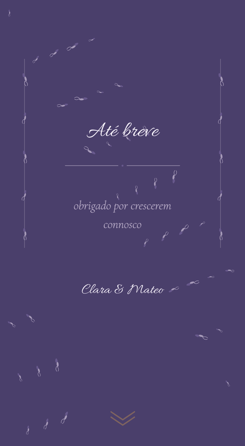 Casamento — Lavanda — Até breve
