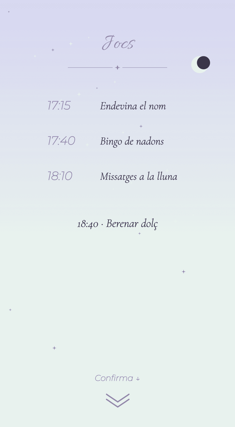 Baby Shower — Lluna de Mel — Jocs
