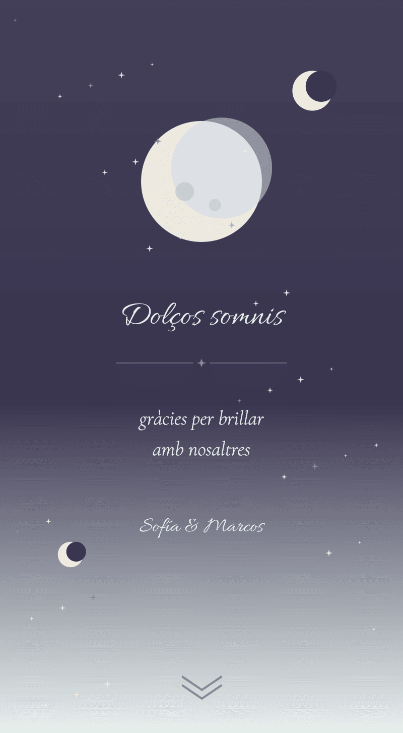 Baby Shower — Lluna de Mel — Dolços somnis