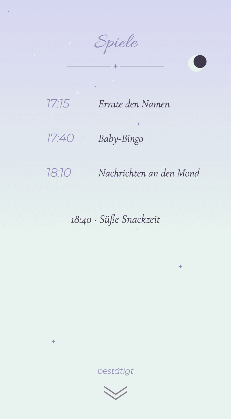 Baby Shower — Honigmond — Spiele