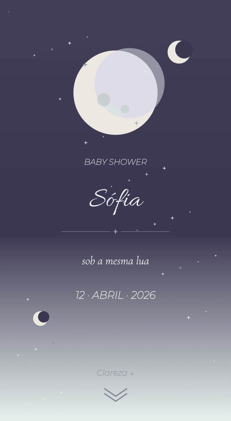 Baby Shower — Lua de Mel