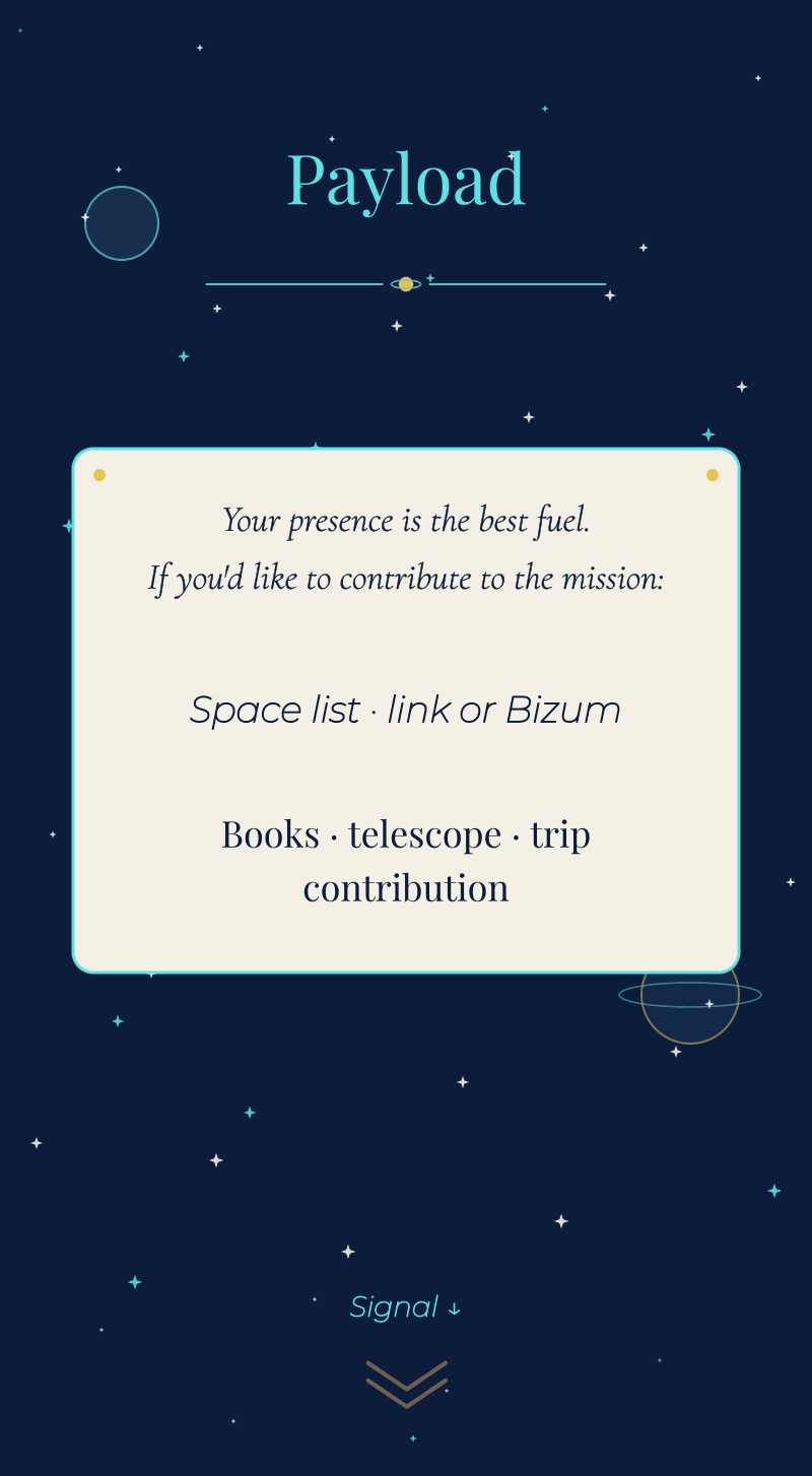 Birthday — Space — Payload