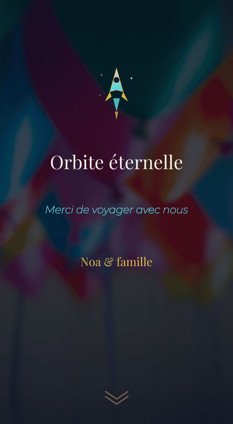 Anniversaire — Espace — Orbite éternelle