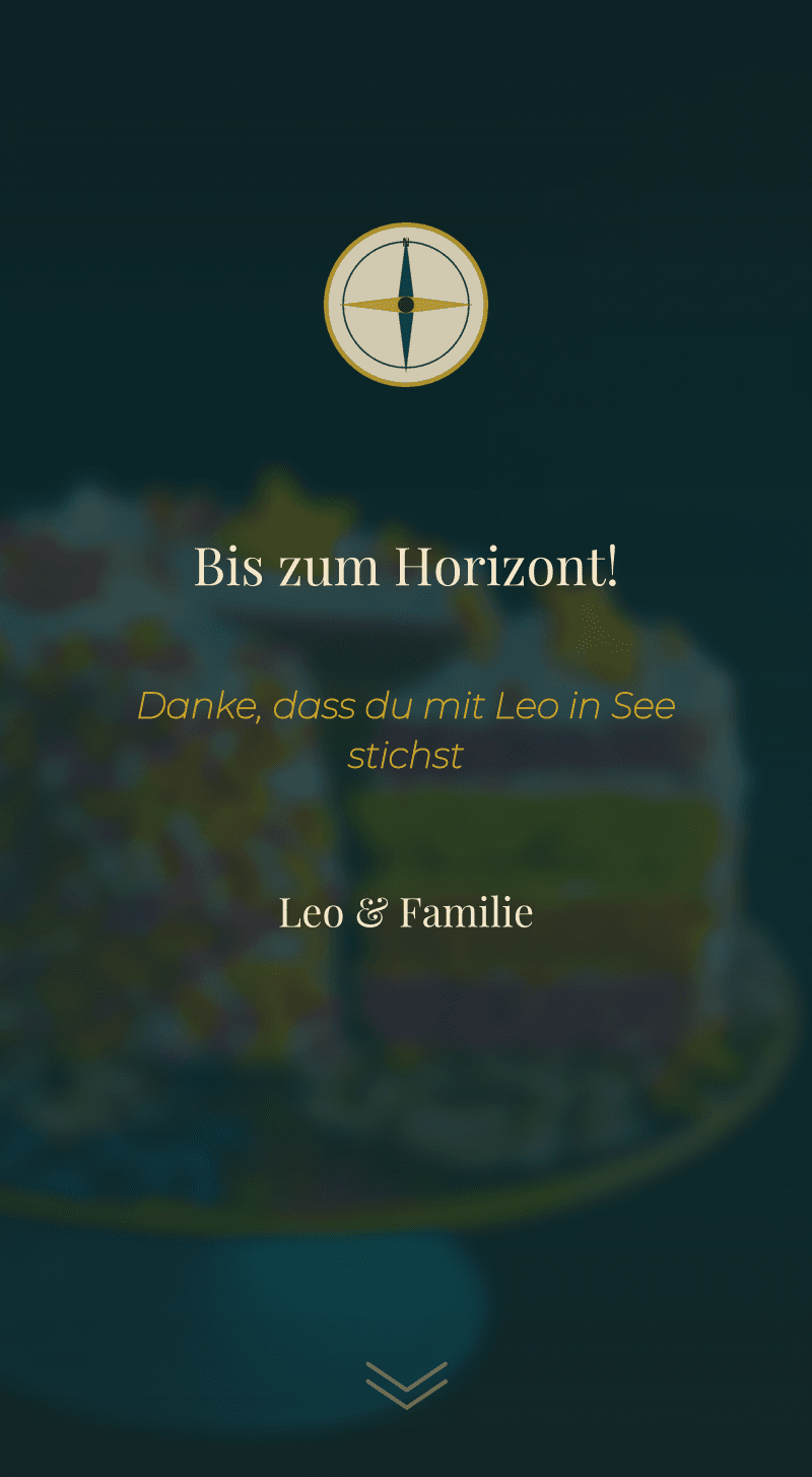 Geburtstag — Piraten — Bis zum Horizont!