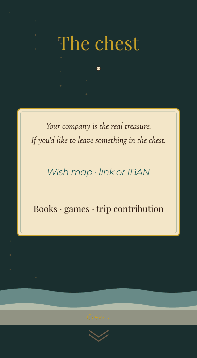 Birthday — Pirates — The chest