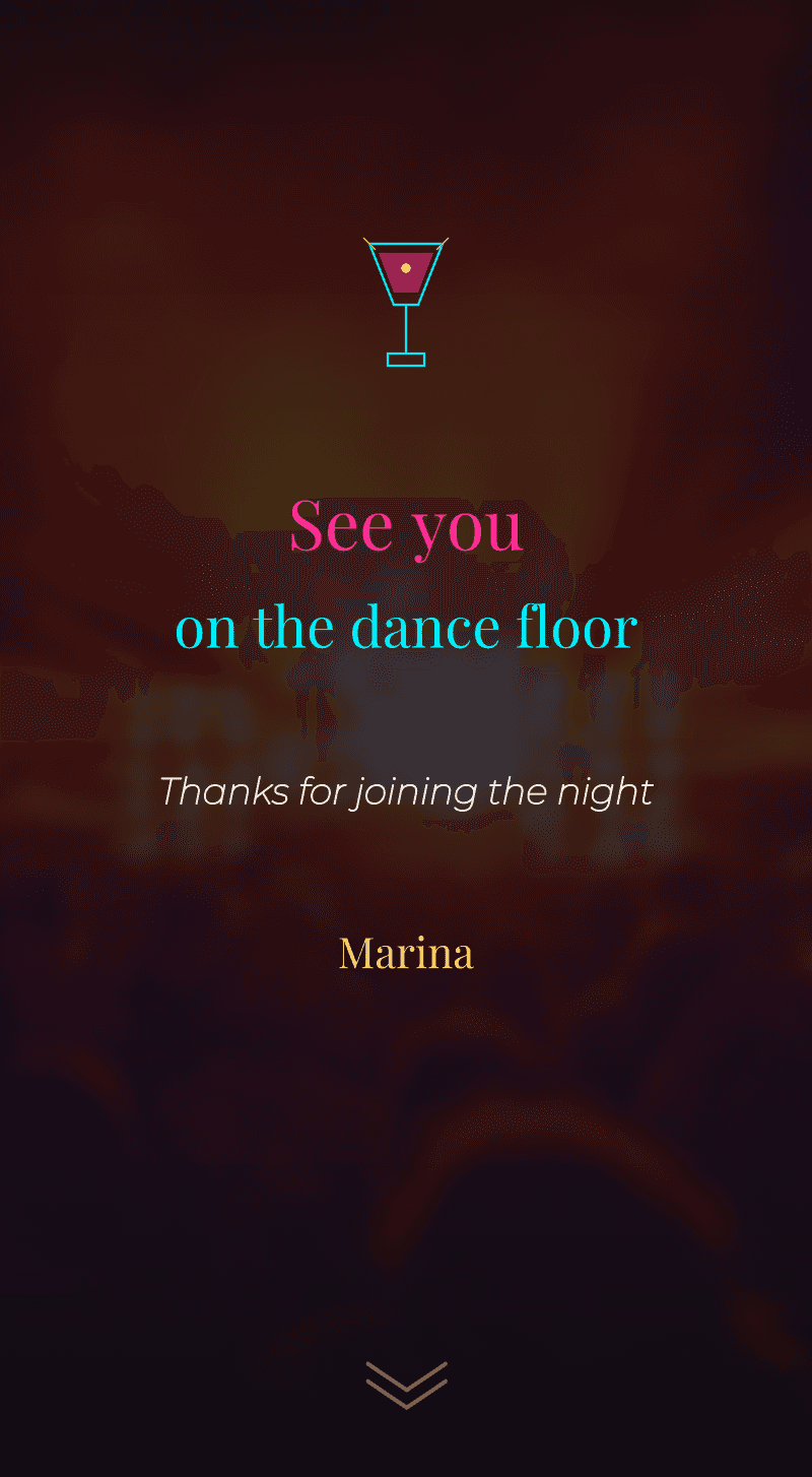 Birthday — Neon Night — See you on the dancefloor