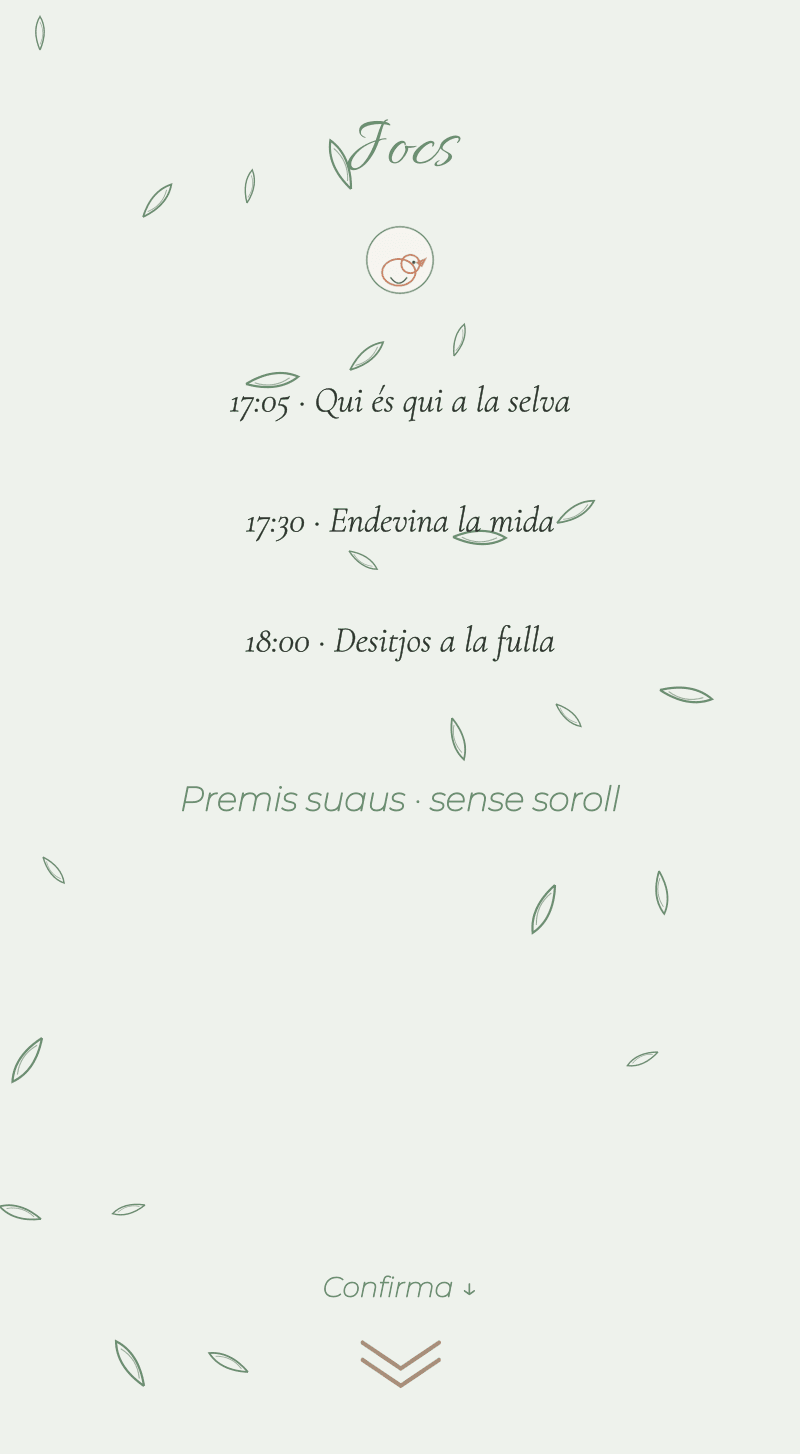 Baby Shower — Selva Suau — Jocs