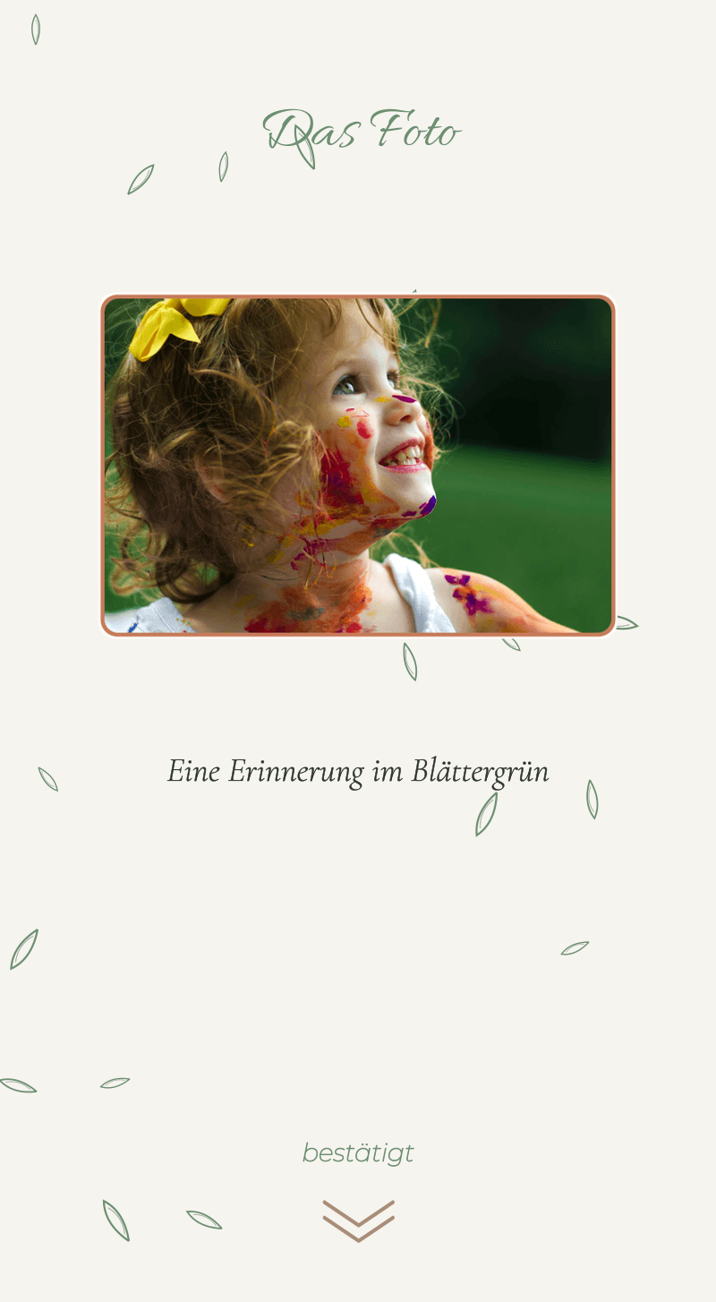 Baby Shower — Sanfter Dschungel — Das Foto