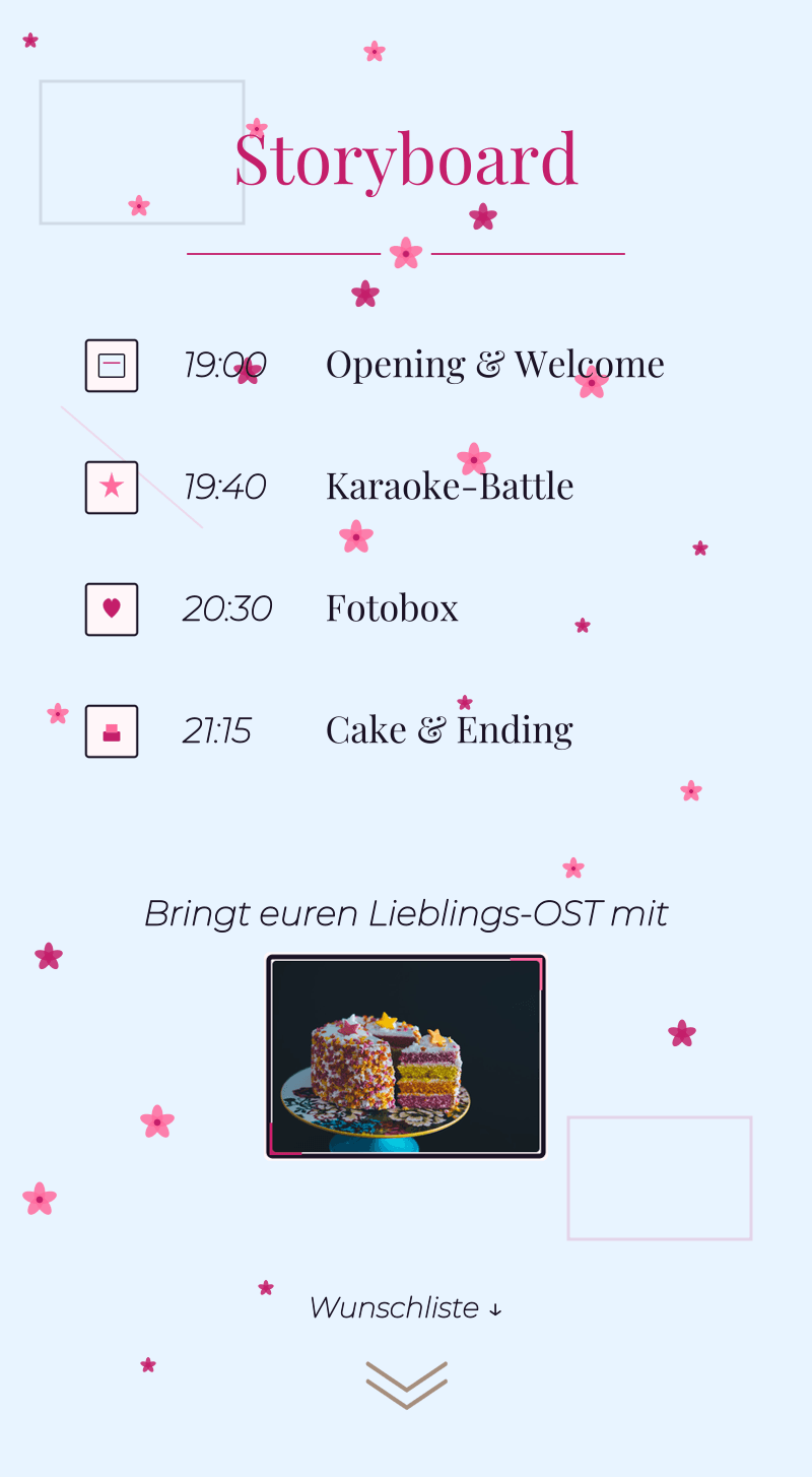 Geburtstag — Otaku Anime — Storyboard