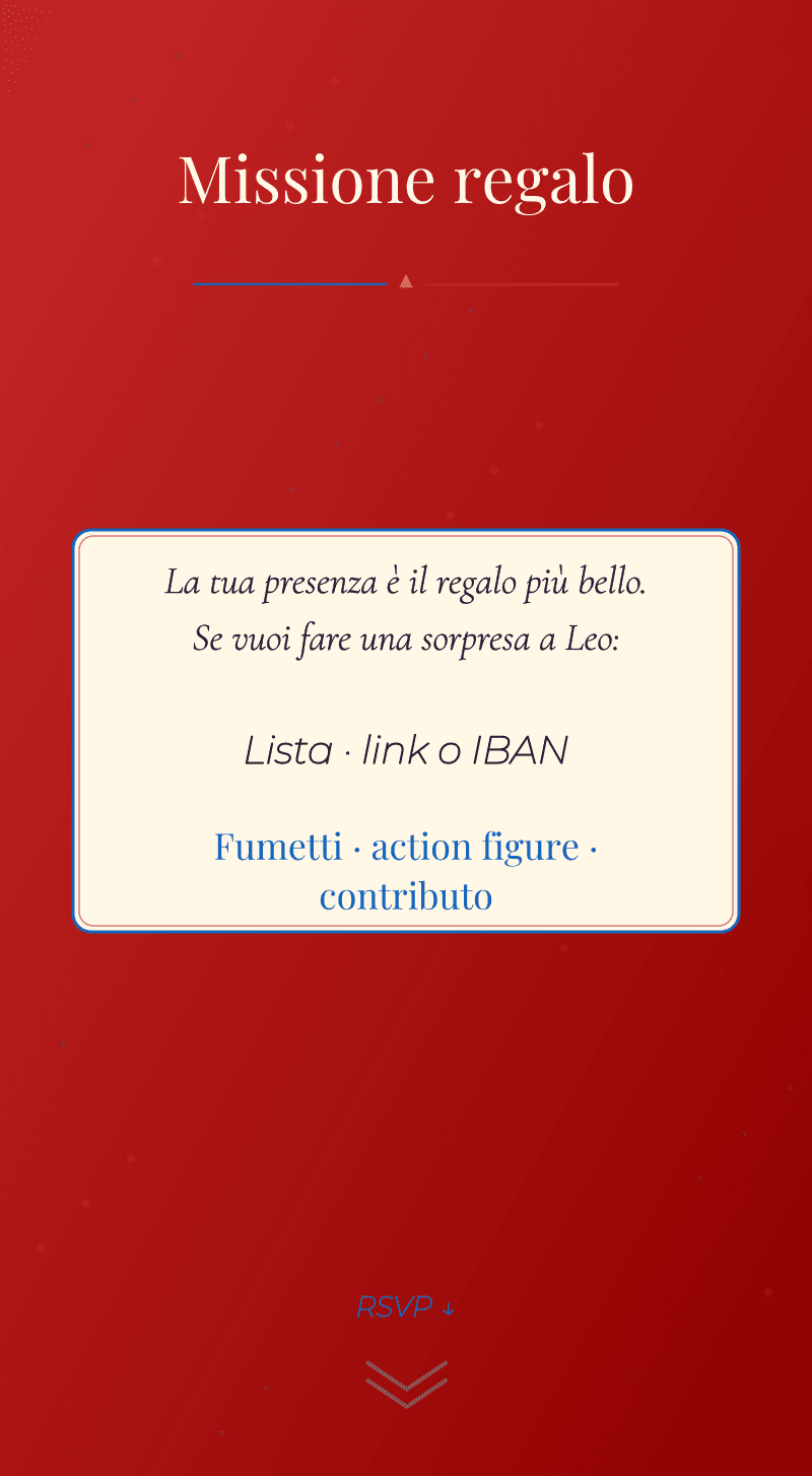 Compleanno — Supereroe — Missione regalo
