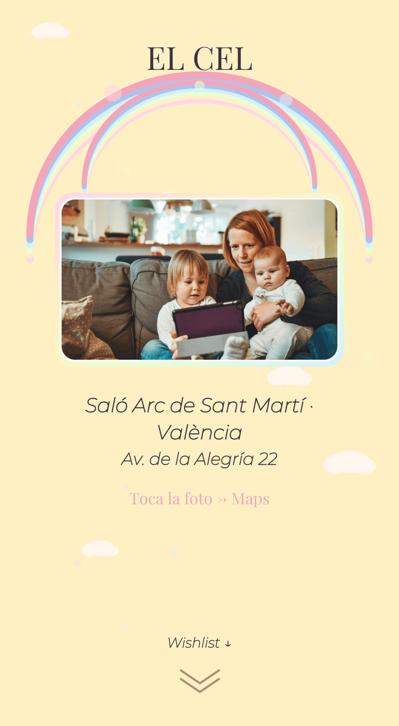 Baby Shower — Arc de Sant Martí Pastel — El cel