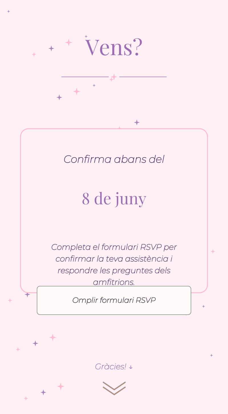 Aniversari — Unicorn — Vens?