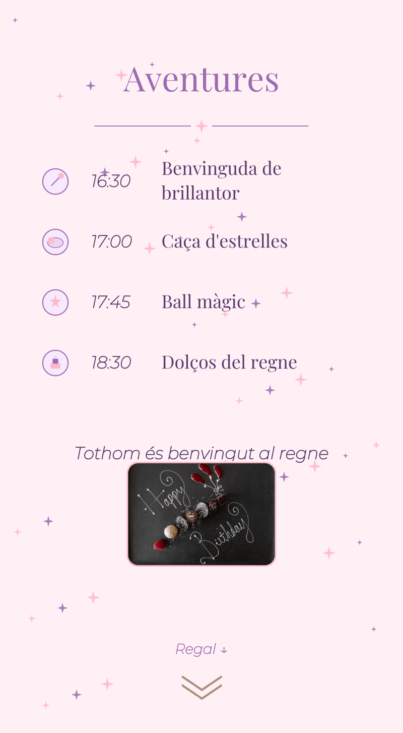 Aniversari — Unicorn — Pla i berenar