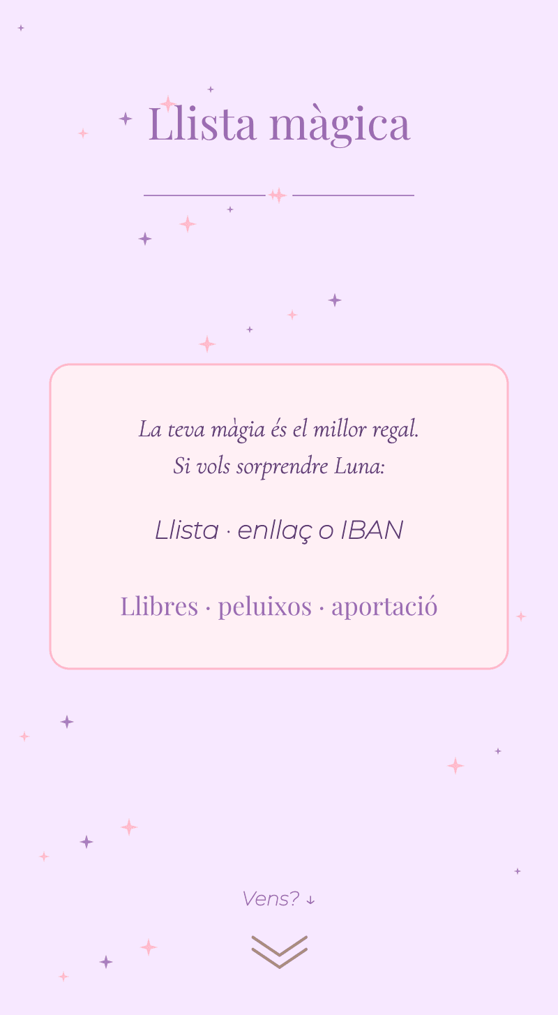 Aniversari — Unicorn — Llista màgica