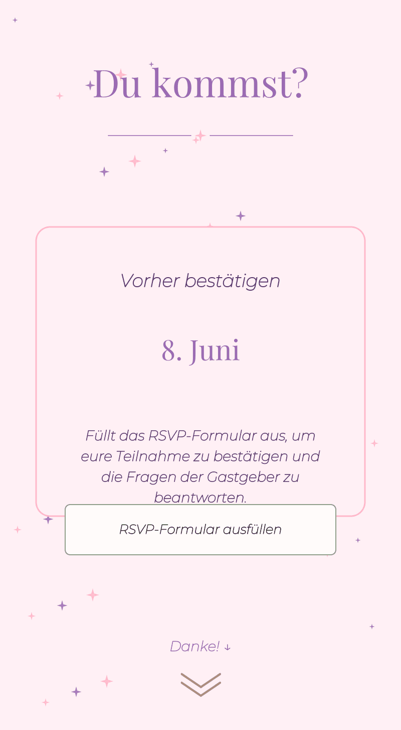 Geburtstag — Einhorn — Kommst du?
