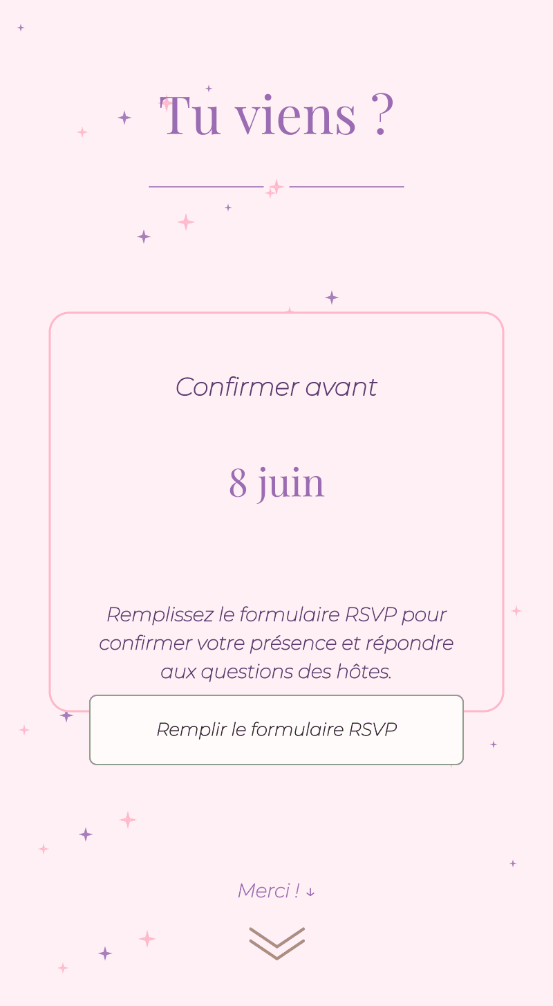 Anniversaire — Licorne — Tu viens ?