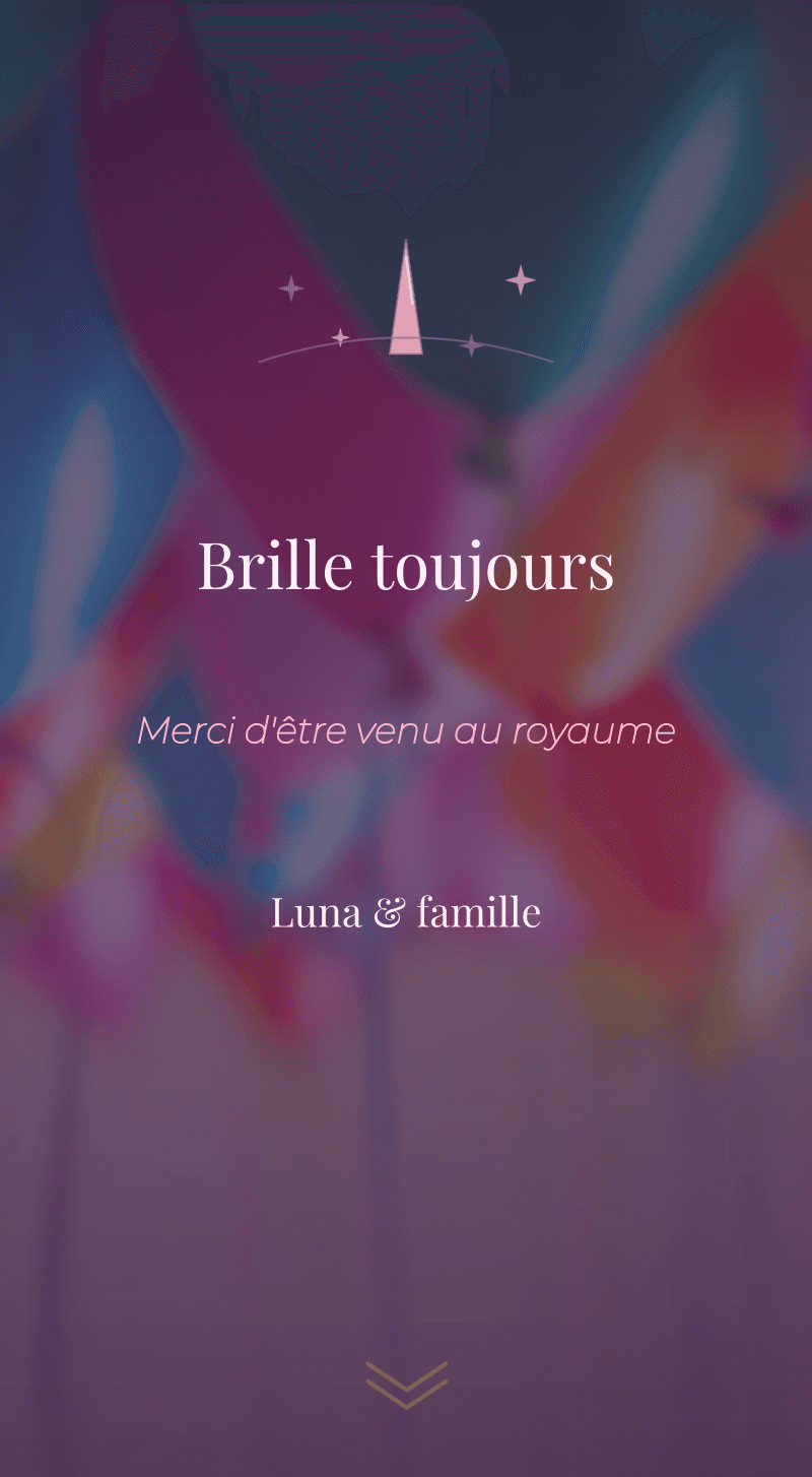 Anniversaire — Licorne — Brille toujours