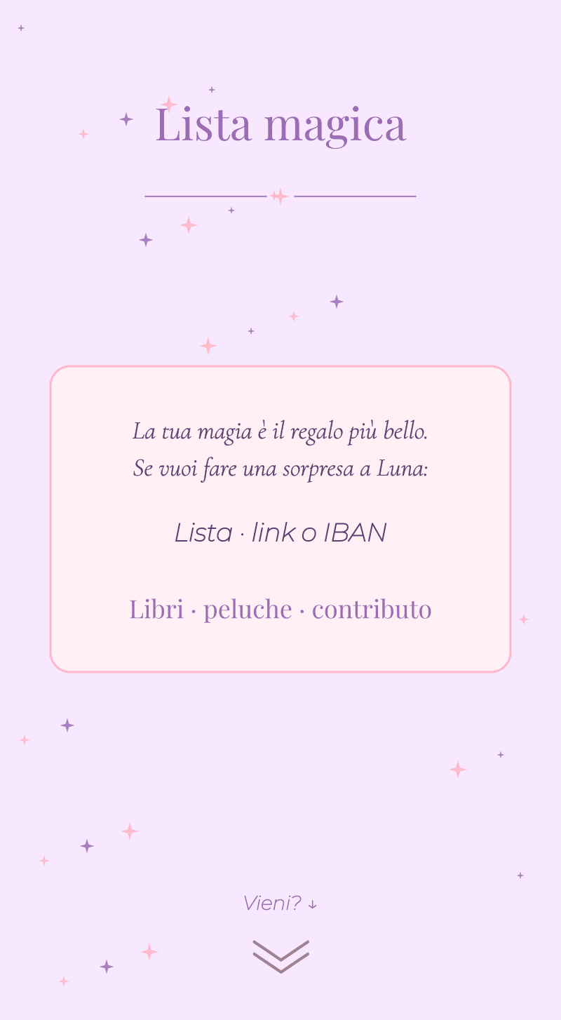 Compleanno — Unicorno — Lista magica