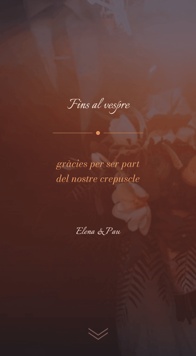 Noces — Capvespre — Fins al capvespre