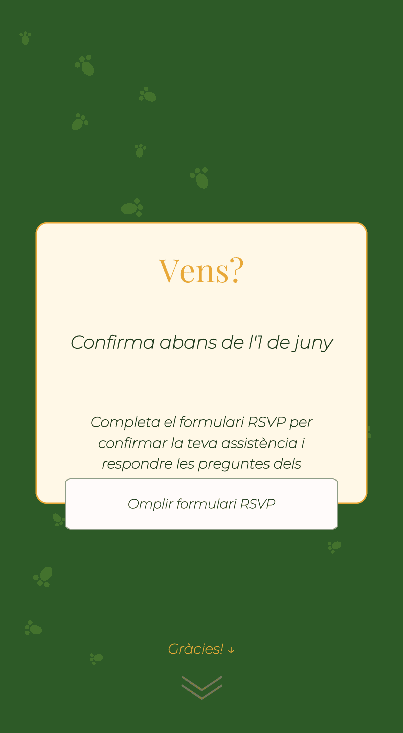 Aniversari — Dinosaure — Confirmació