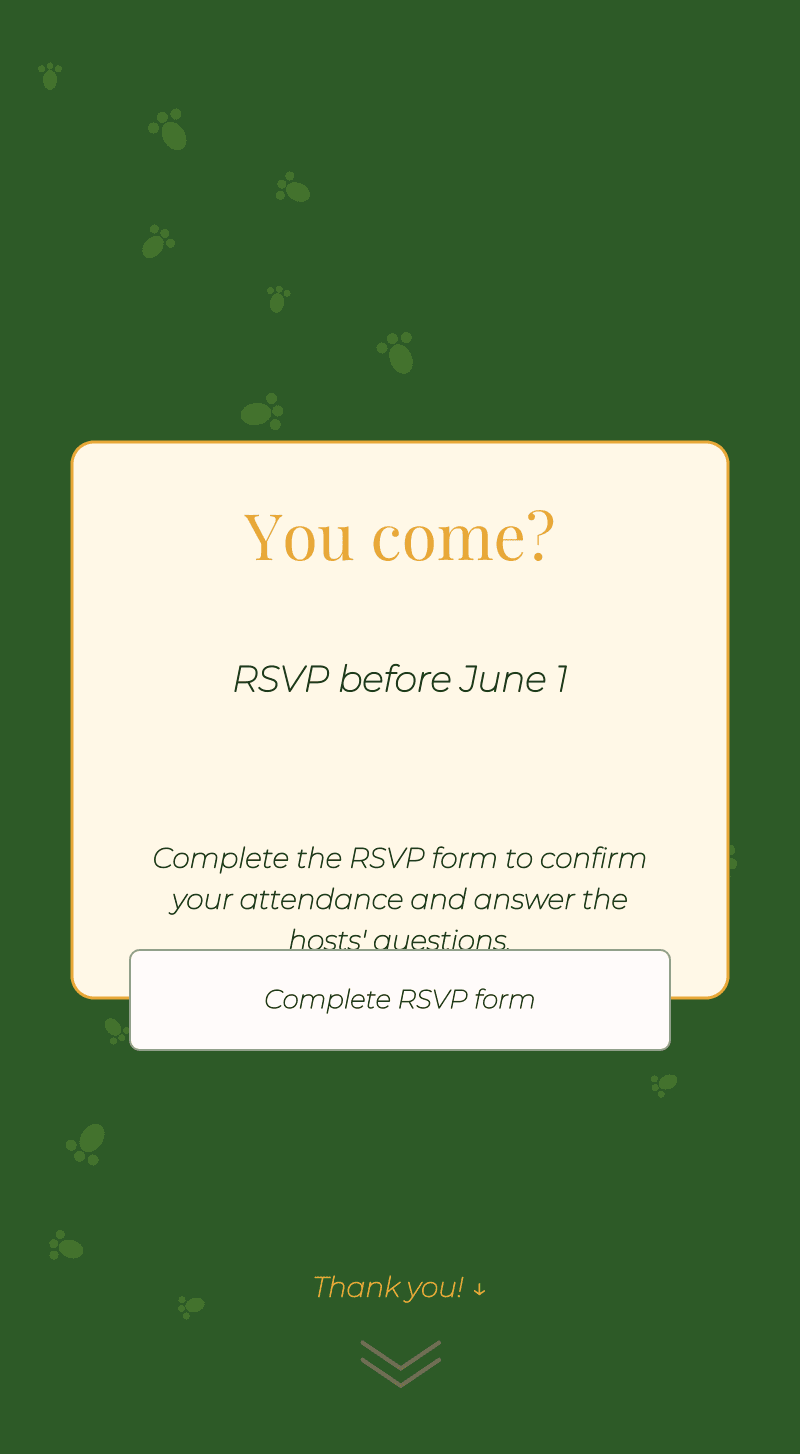 Birthday — Dinosaur — Confirmation