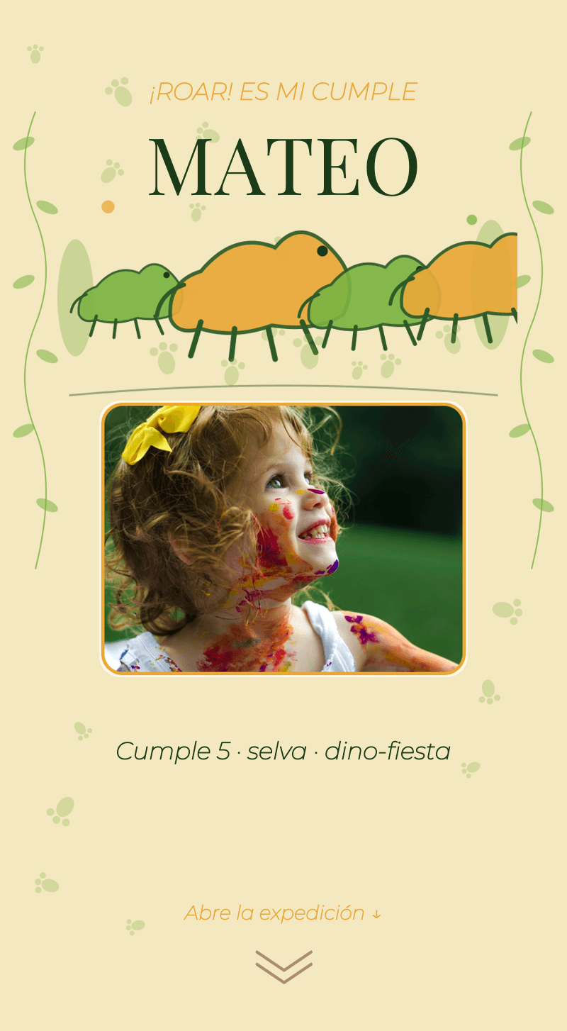 Cumple — Dinosaurio