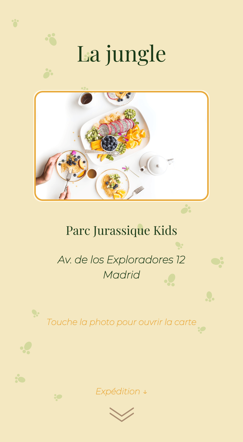 Anniversaire — Dinosaure — La jungle