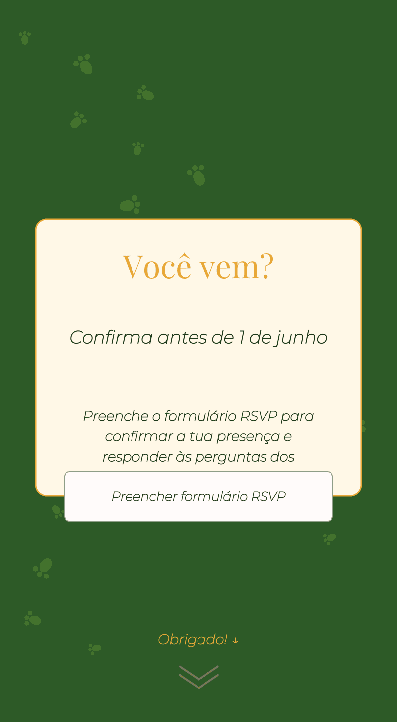 Aniversário — Dinossauro — Confirmação