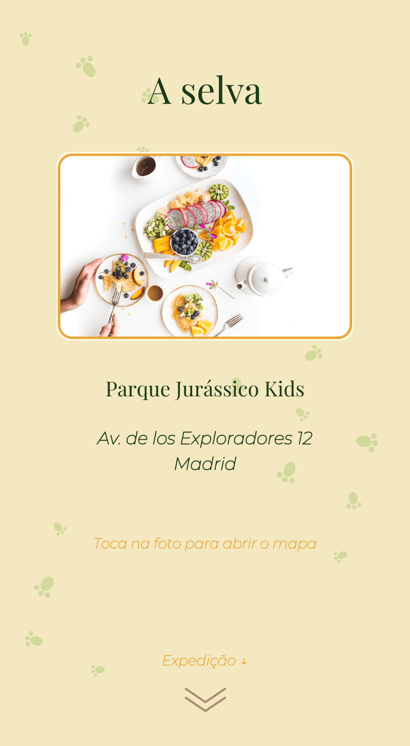 Aniversário — Dinossauro — A selva