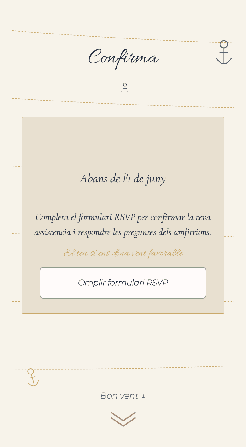 Baby Shower — Mariner Nadó — Confirma